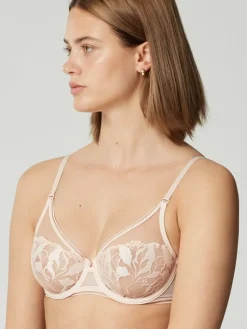 Alle Bhs^Maison Lejaby Spitze Bügel-BH SIN feminin von apricot oder schwarz