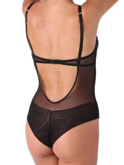 Alle Bodys^Ritratti Spitze Body JANET von schwarz