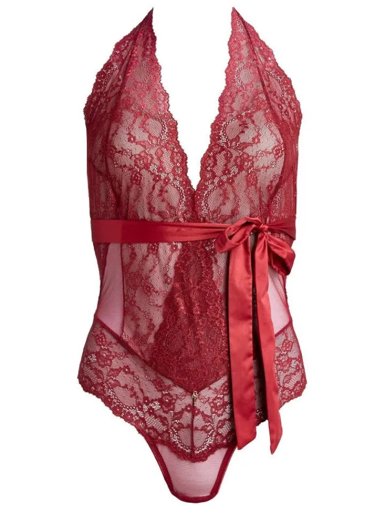 Alle Bodys^Escora Spitze Body ROSALIE weinrot von weinrot (bordeaux)