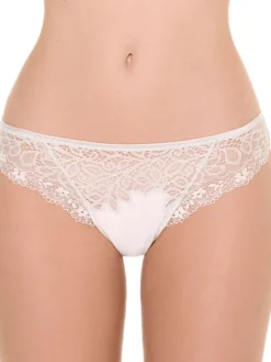 Alle Slips|Mit Seidensatin^Ritratti Spitze Brasiliana mit Seide WEDDING silber-grau von silbergrau mit Spitze