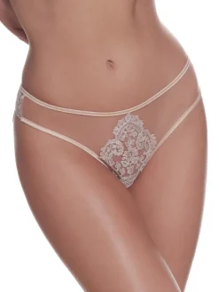 Alle Slips^Prelude Spitze Brasiliana Slip von Milano gold-creme