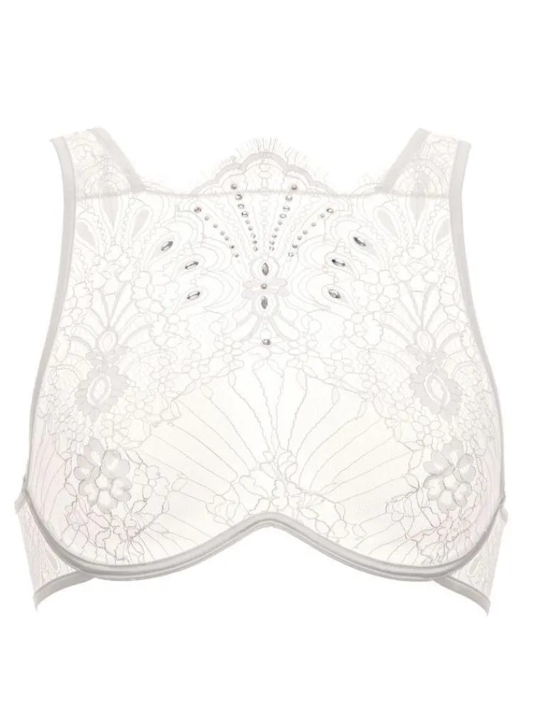 Alle Bhs^Prelude Spitze Fantasy BH Crystal von Milano schwarz