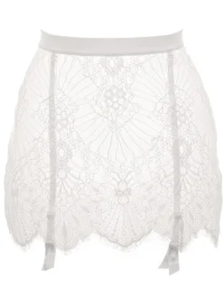 Alle Strapse^Prelude Spitze Strapsgürtel von Milano schwarz oder elfenbein-weiß