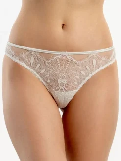 Alle Strings^Prelude Spitze String von Milano schwarz oder elfenbein-weiß