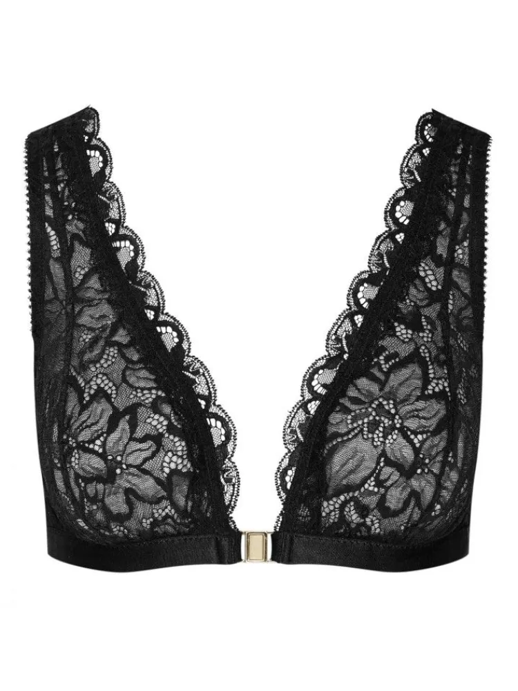 Alle Bhs^Cadolle Spitze Triangel BH CLIP BRA CARMEN von schwarz