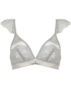 Alle Bhs^Prelude Spitze Triangel BH MARLENE von Milano schwarz oder silbergrau