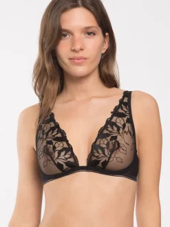 Alle Bhs^Maison Lejaby Spitze Triangel-BH SIN edel von apricot oder schwarz