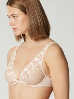 Alle Bhs^Maison Lejaby Spitze Triangel-BH SIN edel von apricot oder schwarz