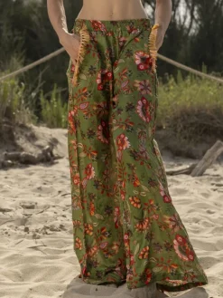 Strandhose & Jumpsuit^Laetitia Beachwear Strandhose mit Seide DAFNE von