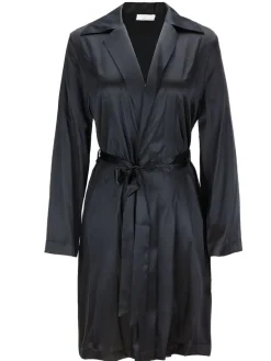 Lounge-Wear|Morgenmantel Kurz^Eva B. Bitzer Stretchseide Kimono SLOANE STREET exclusiv