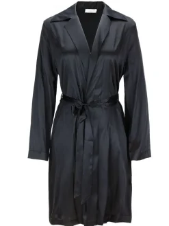 Lounge-Wear|Morgenmantel Kurz^Eva B. Bitzer Stretchseide Kimono SLOANE STREET exclusiv