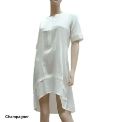 Seiden Basics|Seide Sleepshirt^Gattina Stretchseide Kurzarm-Nachthemd PROFUMO D'ORO von