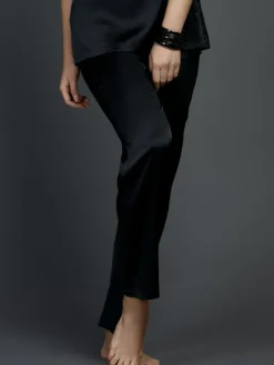 Alle Unterteile|Seiden Basics^Gattina Stretchseide Pyjamahose SEDUZIONE DI SETA von