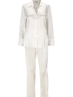 Lounge-Wear|Seiden Basics^Eva B. Bitzer Stretchseide Schlafanzug SLOANE STREET exclusiv