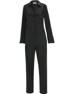 Lounge-Wear|Seiden Basics^Eva B. Bitzer Stretchseide Schlafanzug SLOANE STREET exclusiv