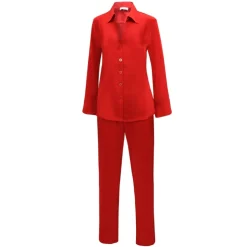 Lounge-Wear|Seiden Basics^Eva B. Bitzer Stretchseide Schlafanzug SLOANE STREET exclusiv