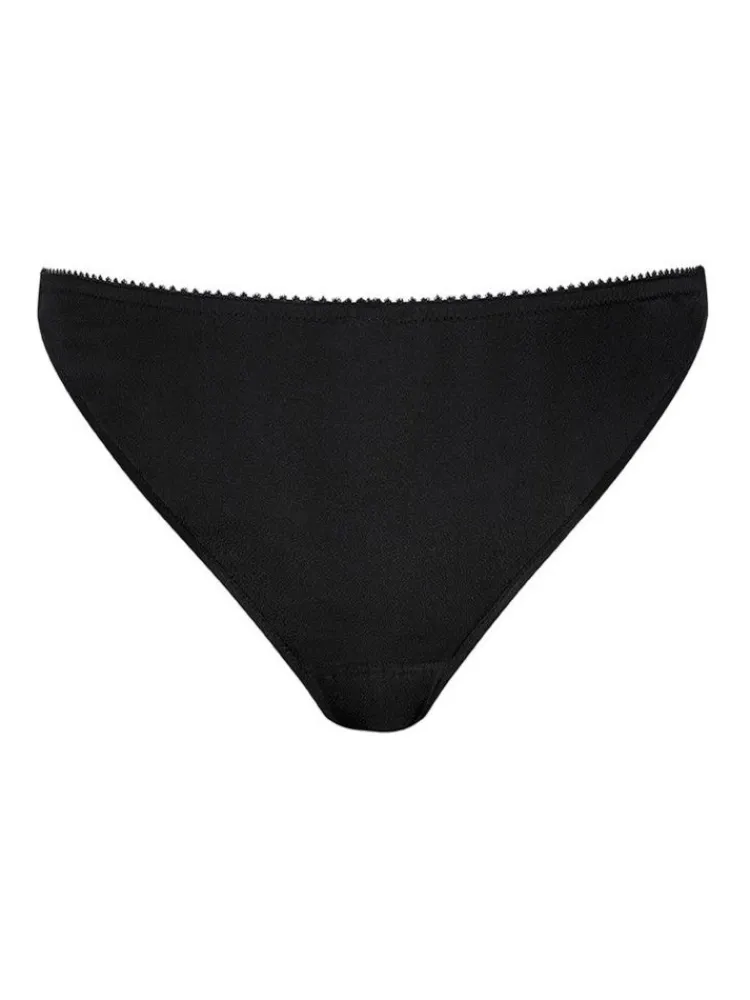 Alle Slips|Alle Unterteile^Cadolle Stretchseide Slip MIMI SMOCK von rosa oder schwarz