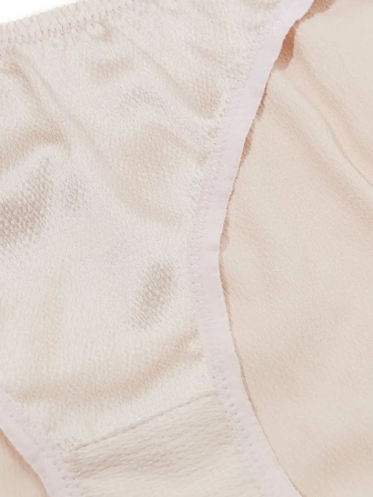 Alle Slips|Alle Unterteile^Cadolle Stretchseide Slip MIMI SMOCK von rosa oder schwarz