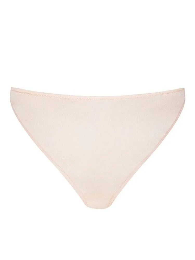 Alle Slips|Alle Unterteile^Cadolle Stretchseide Slip MIMI SMOCK von rosa oder schwarz