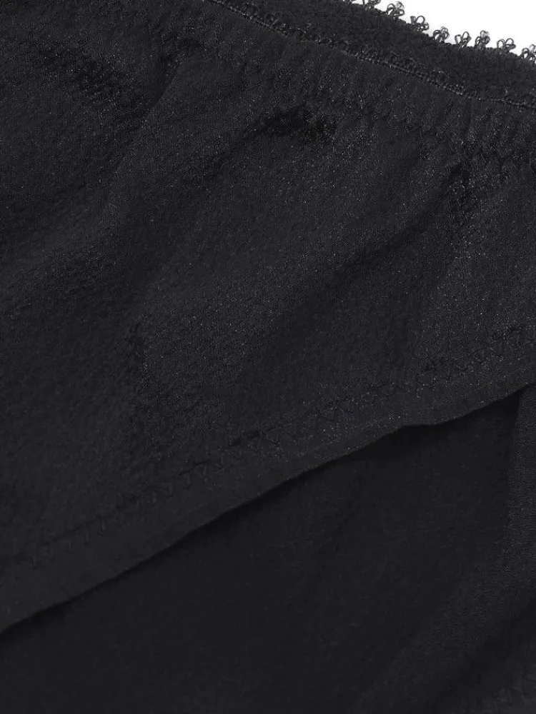 Alle Slips|Alle Unterteile^Cadolle Stretchseide Slip MIMI SMOCK von rosa oder schwarz