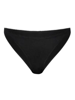 Alle Slips|Alle Unterteile^Cadolle Stretchseide Slip MIMI SMOCK uni von rosa oder schwarz