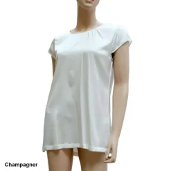 Bluse & Tunika|T-Shirt^Gattina Stretchseide T-Shirt PROFUMO D'ORO von