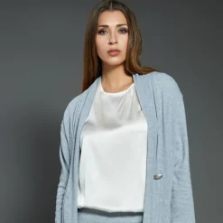 Bluse & Tunika|T-Shirt^Gattina Stretchseide T-Shirt PROFUMO D'ORO von