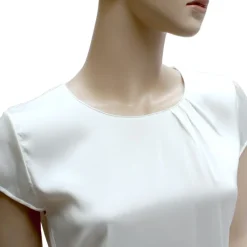 Bluse & Tunika|T-Shirt^Gattina Stretchseide T-Shirt PROFUMO D'ORO gold oder schwarz von