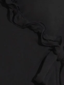 Lounge-Wear|Langarm^Chiara Fiorini Strickjäckchen von mit Wolle schwarz