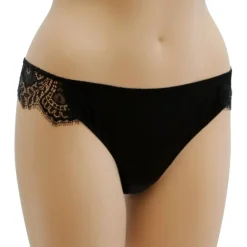 Alle Unterteile|Strings Mit Seide^Cotton Club String ROSALIE mit Seide The Templar Treasure von elfenbein-weiß oder schwarz