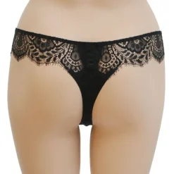 Alle Unterteile|Strings Mit Seide^Cotton Club String ROSALIE mit Seide The Templar Treasure von elfenbein-weiß oder schwarz