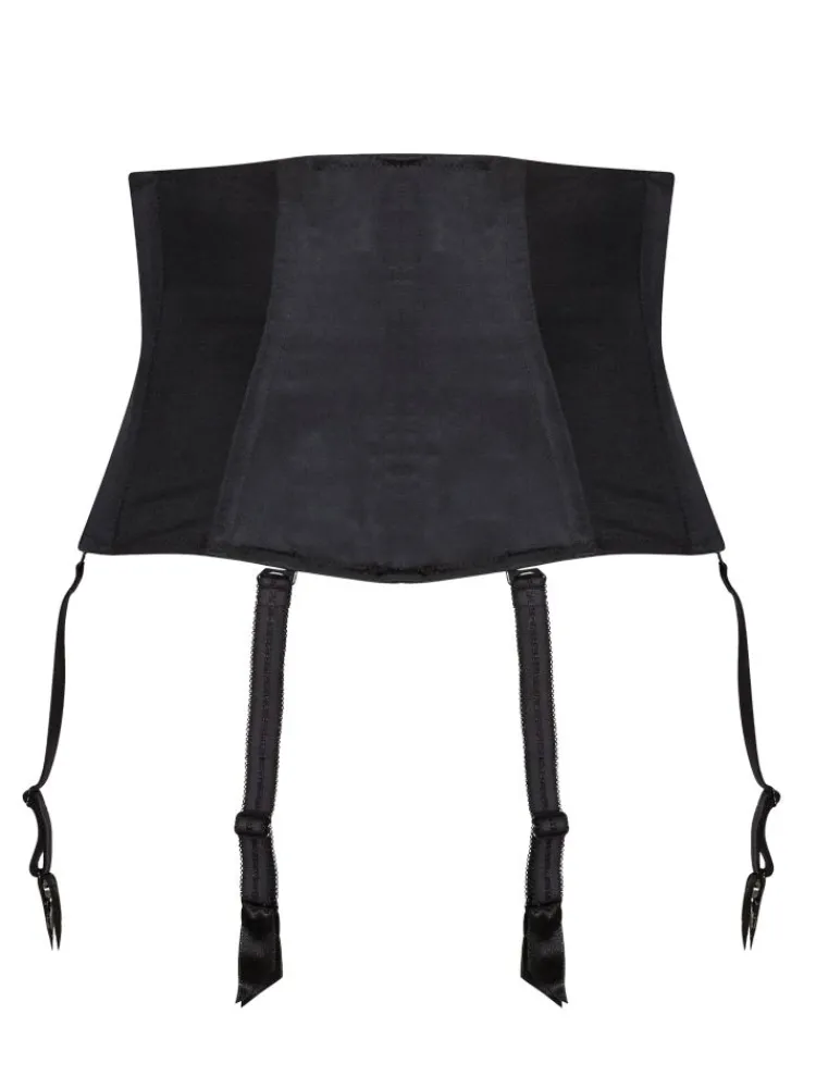 Alle Corsagen^Cadolle Taillen-Korsett RAJA NOIRE von schwarz