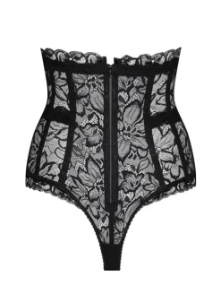 Alle Slips^Cadolle Taillen-Slip GILIAN CARMEN schwarz von schwarz aus Spitze