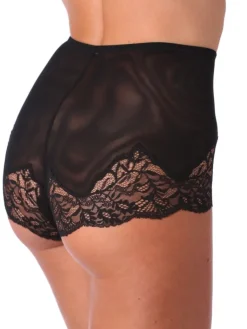 Alle Slips^Ritratti Taillenslip SCARLETT aus Tüll mit Seide von schwarz