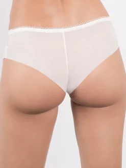 Alle Slips^Maison Lejaby Tüll Brasiliana Panty WHISPER uni von Maisonlejaby tief dunkelblau oder weiß