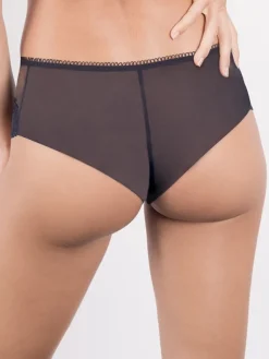 Alle Slips^Maison Lejaby Tüll Brasiliana Panty WHISPER uni von Maisonlejaby tief dunkelblau oder weiß