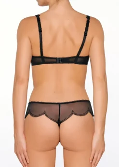 Alle Strings^Millesia Tüllspitze String CRAVACHE von perlmutt weiß oder schwarz