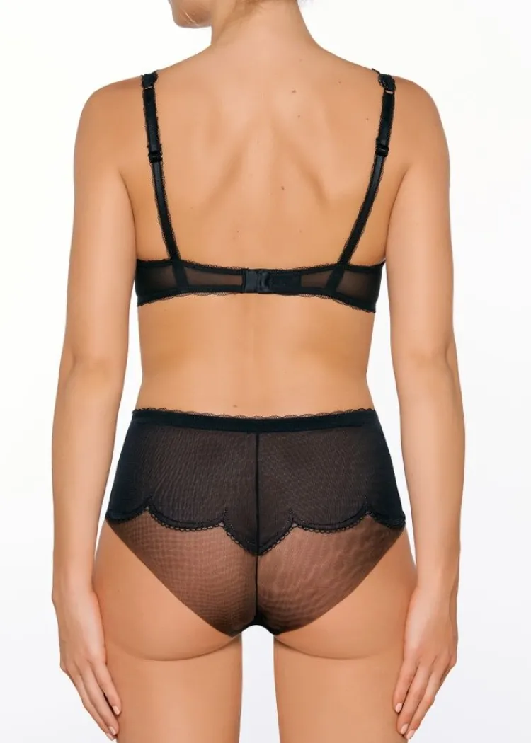 Alle Bhs^Millesia Tüllspitze Triangel BH CRAVACHE von perlmutt weiß oder schwarz