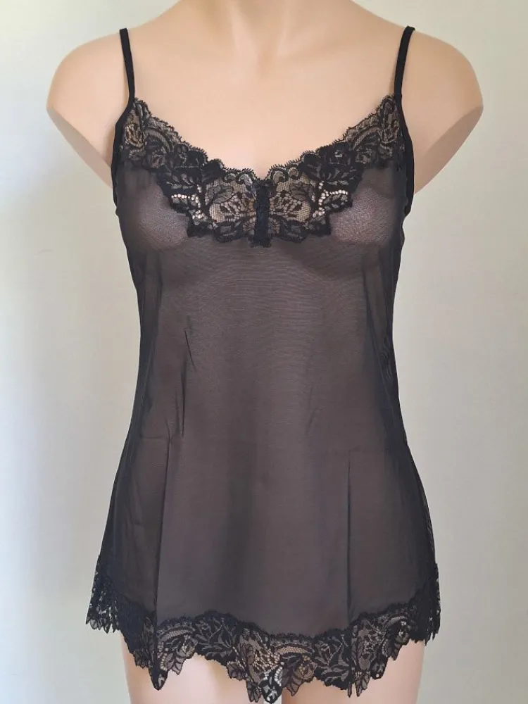 Tops Mit Spitze|Spaghettiträger Tops^Ambra Top DOUCE DENTELLE von