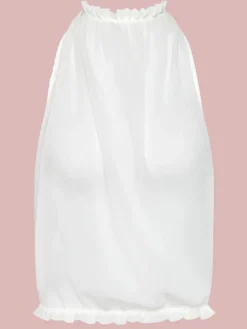 Camisole (Breite Träger)|Alle Lingerie Tops^Cadolle Top OLIVIA MOUSSELINE von schwarz oder elfenbein weiß