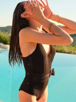 Badeanzug & Bikini^Chiara Fiorini Träger Badeanzug NERO von schwarz