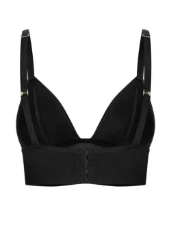 Alle Bhs^Cadolle Triangel BH GLORIA SMOCK uni von mit Seide rosa oder schwarz