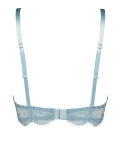 Alle Bhs^Prelude Triangel BH VALSE aus Spitze von Milano eisblau und schwarz