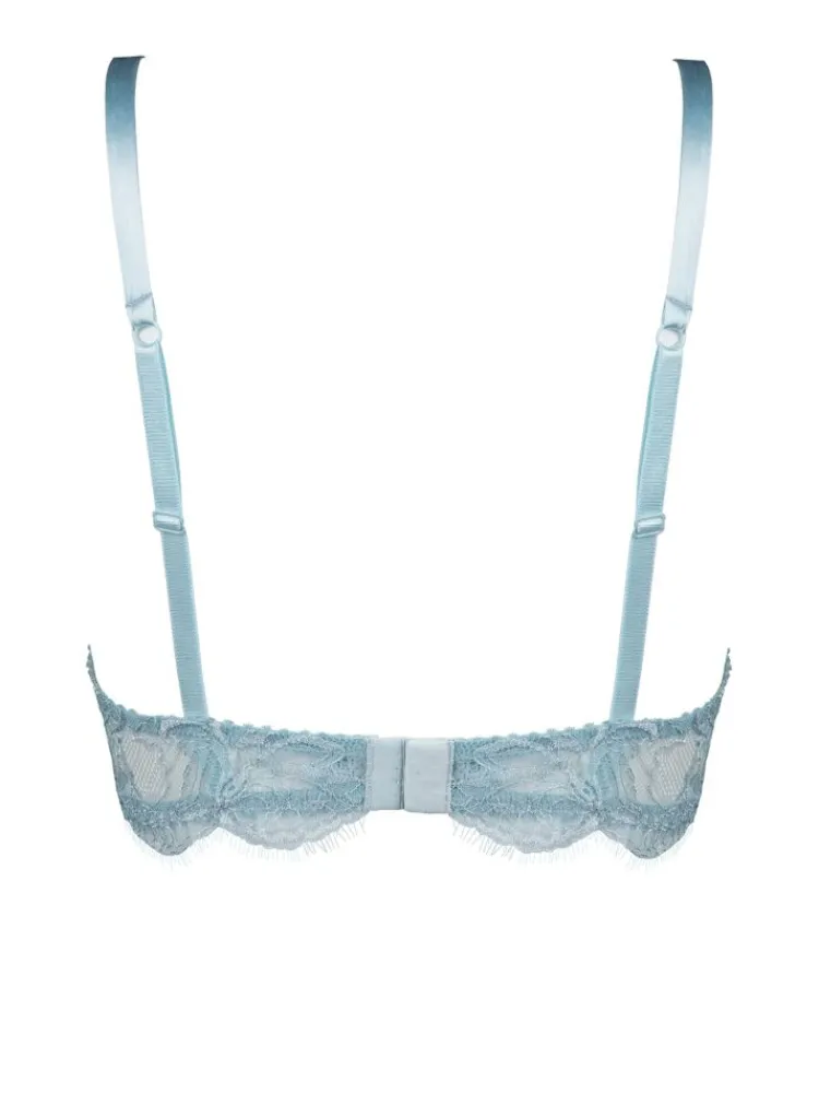 Alle Bhs^Prelude Triangel BH VALSE aus Spitze von Milano schwarz und eisblau