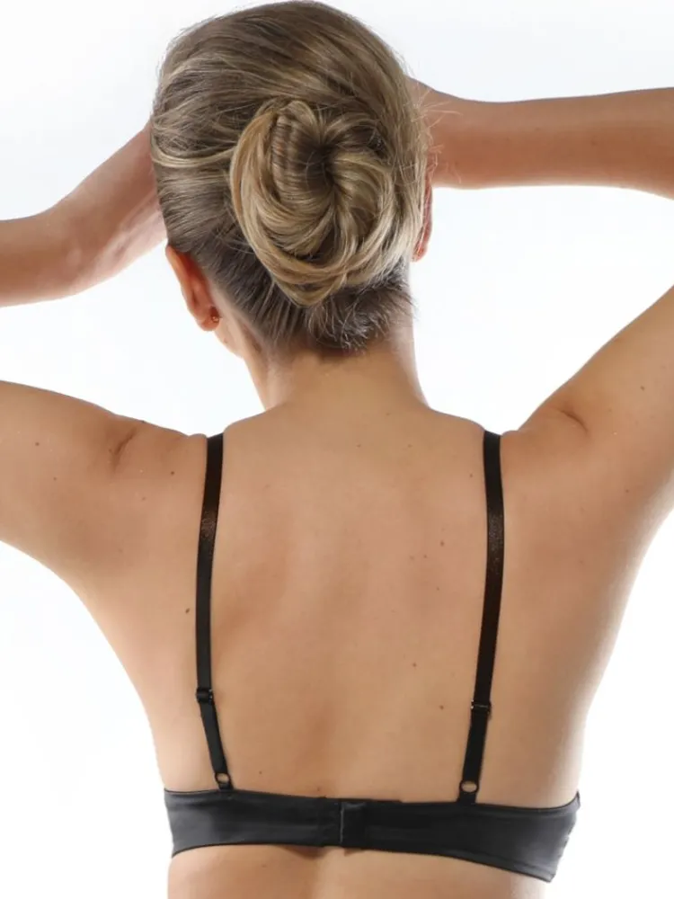 Alle Bhs^Prelude Triangel BH VALSE CRYSTAL aus Spitze von Milano eisblau und schwarz