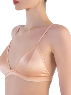 Alle Bhs^Cotton Club Triangel-BH mit Seide REGALE glatt Seta Superior