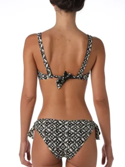 Badeanzug & Bikini^Ritratti Triangel-Bikini COOK von Mare schwarz-weiss