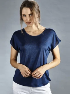 Freizeit- & Reisekleidung|T-Shirt^Kokon Zwo T-Shirt CINDA von mit Seide und Leinen