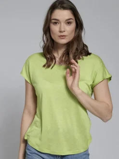 Freizeit- & Reisekleidung|T-Shirt^Kokon Zwo T-Shirt CINDA von mit Seide und Leinen