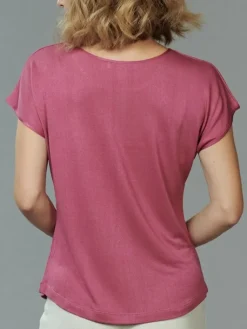 Freizeit- & Reisekleidung|T-Shirt^Kokon Zwo T-Shirt CINDA von mit Seide und Leinen